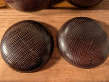 Load image into Gallery viewer, #C429 - Size 15 Slate and Shell Set - Chestnut Bowls - Japanese Clamshell - Storage Box