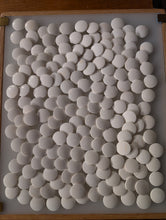 Load image into Gallery viewer, #C429 - Size 15 Slate and Shell Set - Chestnut Bowls - Japanese Clamshell - Storage Box