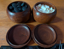 Load image into Gallery viewer, #C435 - Size 18 Slate & Shell Set - Japanese Clamshell - Chestnut Bowls