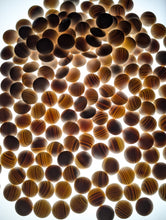 Load image into Gallery viewer, #C443 - Size 30 Slate and Shell Go Stones (Japanese) and Go Bowls (Keyaki) Set - Suwabute - Kaishi