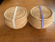 Load image into Gallery viewer, #C445 - 2.5cm Mortise & Tenon Board Set - Woven Bowls - Glass Stones - Shogi PIeces - Magnetic Set - Memory Card Game