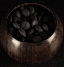 Load image into Gallery viewer, #J280961 - Luxury Set - Kokutan bowls - Size 36 Slate & Shell - Paulownia Box - Free FedEx Shipping