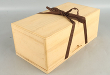 Load image into Gallery viewer, #J240899 - Size 30 Go Stones (Slate & Shell) and Go Bowls (Quince) Set - Paulownia Box - Free FedEx Shipping