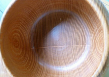 Load image into Gallery viewer, #J242271 - 14cm Floor Board Set - Matsu - Itame Cut - Keyaki Bowls - Size 30 Slate & Shell - Free FedEx Shipping