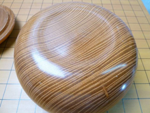 Load image into Gallery viewer, #J242271 - 14cm Floor Board Set - Matsu - Itame Cut - Keyaki Bowls - Size 30 Slate & Shell - Free FedEx Shipping