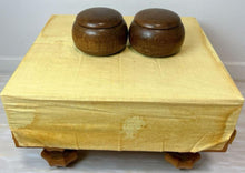 Load image into Gallery viewer, #J282055 - 15cm Floor Board Set - Kaya - Kiomote - Size 28 Slate & Shell - Chestnut Bowls - Free FedEx Shipping (Copy)