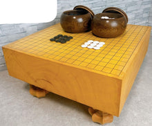 Load image into Gallery viewer, #J220433 - 12cm Floor Board Set - Kaya - Itame Kiomote - Size 25 Slate & Shell - Chestnut Bowls - Free FedEx Shipping