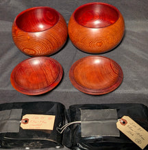 Load image into Gallery viewer, #C420 - Size 34 Go Stones (Slate and Clamshell) and Go Bowls Set