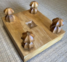 Load image into Gallery viewer, #J282070 - 11.5cm Floor Board - Kaya - Kiura Itame - Paulownia Lid - Free FedEx Shipping