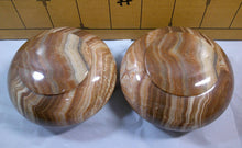 Load image into Gallery viewer, #J282254 - Go Bowls (Striped Agate) and Go Stones (Yunzi) Set - Free FedEx Shipping