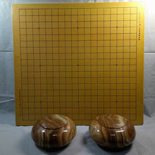 Load image into Gallery viewer, #J282254 - Go Bowls (Striped Agate) and Go Stones (Yunzi) Set - Free FedEx Shipping