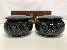 Load image into Gallery viewer, #J1624463 - Agate and Onyx - Raden Inlay Bowls - Free FedEx Shipping
