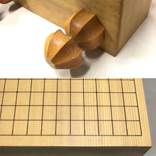 Load image into Gallery viewer, #J1760623 - 18cm Floor Board Set - Shinkaya - Tenchi-masa Cut - Cherry Bowls - Slate & Shell - Free FedEx Shipping