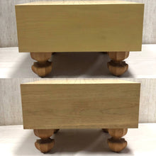 Load image into Gallery viewer, #J1760623 - 18cm Floor Board Set - Shinkaya - Tenchi-masa Cut - Cherry Bowls - Slate & Shell - Free FedEx Shipping