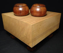 Load image into Gallery viewer, #J3048815 - 17cm Floor Board Set - Shinkaya - Shihou-masa Cut - Rosewood Bowls - Free FedEx Shipping