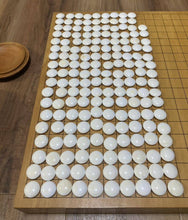Load image into Gallery viewer, #J274600 - 6cm Table Board Set - Kaya - Size 32 Slate and Shell - Hishimatsu Bowls with Paulownia box - Free FedEx Shipping