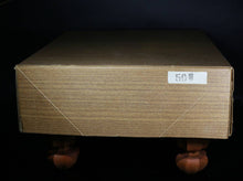 Load image into Gallery viewer, #J270476 - 15cm Floor Board Set - Katsura / Cypress - Keyaki Bowls by Kaishi - Slate and Shell - Free FedEx Shipping