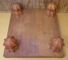 Load image into Gallery viewer, #J274612 - 5cm Floor Board Set - Chestnut Bowls - Glass Stones - Free FedEx Shipping