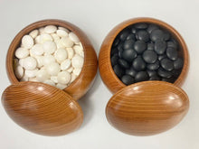 Load image into Gallery viewer, #J199822 - 17.5cm Floor Board Set - Shinkaya - Shihou-masa Cut - Cypress Bowls - Slate & Shell - Free FedEx Shipping