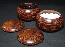 Load image into Gallery viewer, #J214367 - 6cm Table Board Set - Size 31 Slate and Shell - Chestnut Bowls - Hiba/Cypress - Free FedEx Shipping