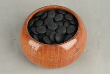 Load image into Gallery viewer, #J240899 - Size 30 Go Stones (Slate & Shell) and Go Bowls (Quince) Set - Paulownia Box - Free FedEx Shipping