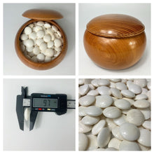 Load image into Gallery viewer, #J199822 - 17.5cm Floor Board Set - Shinkaya - Shihou-masa Cut - Cypress Bowls - Slate & Shell - Free FedEx Shipping