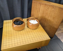 Load image into Gallery viewer, #J270528 - 11cm Floor Board Set - Kaya - Keyaki Bowls - Slate and Shell - Free FedEx Shipping
