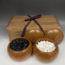 Load image into Gallery viewer, #J256427 -Size 35 Slate and Shell - Keyaki Bowls - Paulownia Box - Free FedEx Shipping
