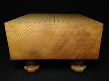 Load image into Gallery viewer, #J259503 - 17cm Floor Board Set - Shinkaya - Shihou-masa Cut - Keyaki Bowls - Size 35 Slate & Shell - Free FedEx Shipping