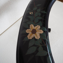 Load image into Gallery viewer, #J2187714 - Lacquered Armrests (2) for playing at a floor board - Black with Floral Design - Accessory