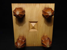 Load image into Gallery viewer, #J241966 - 14cm Shogi Floor Board Set - Shihou-masa Cut - Carved Pieces with Silk Bag and Storage Box - Free FedEx Shipping