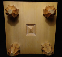 Load image into Gallery viewer, #J280762 - 17cm Floor Board Set - Shinkaya - Tenchi-masa Cut - Keyaki Bowls - Size 35 Slate & Shell - Free FedEx Shipping