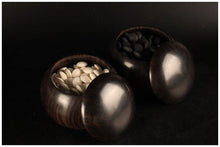 Load image into Gallery viewer, #J280961 - Luxury Set - Kokutan bowls - Size 36 Slate & Shell - Paulownia Box - Free FedEx Shipping