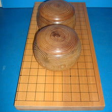 Load image into Gallery viewer, #J251068 - Folding Table Board Set - Chestnut Bowls - Glass Stones - Free Surface Shipping