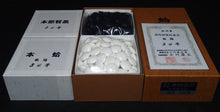 Load image into Gallery viewer, #J231474 - 17cm Floor Board Set - Shinkaya - Shihou-masa Cut - Keyaki Bowls - Size 34 Slate & Shell - Free FedEx Shipping