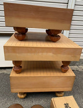 Load image into Gallery viewer, #J251769 - Club Special - 2 Floor Boards - 3 Sets of Bowls & Stones - bonus Shogi Board - Slate & Shell - Free FedEx Shipping