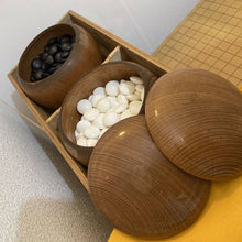 Load image into Gallery viewer, #J233964 - 17cm Floor Board Set - Shinkaya - Shihou-masa Cut - Keyaki Bowls - Size 32 Slate & Shell - Free FedEx Shipping