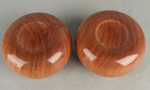 Load image into Gallery viewer, #J240899 - Size 30 Go Stones (Slate & Shell) and Go Bowls (Quince) Set - Paulownia Box - Free FedEx Shipping