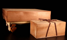 Load image into Gallery viewer, #J258493 - 8.5cm Floor Board Set - Chestnut / Pagoda Bowls - Slate and Shell - Free FedEx Shipping