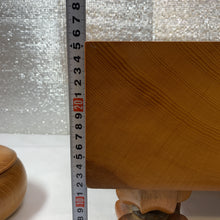 Load image into Gallery viewer, CLEARANCE - #139511 - 13cm Floor Board Set - Kaya - Size 36 Slate & Shell - Mulberry / Keyaki Bowls - Free Airmail Shipping