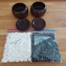Load image into Gallery viewer, Size 16 Go Stones and Go Bowls Set - Keyaki / Mulberry / Cedar - Snow - #C038