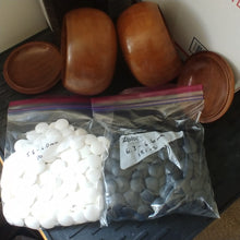 Load image into Gallery viewer, Size 22 Go Stones and Go Bowls Set - L Quince - Slate and Snow-grade Clamshell - #C050