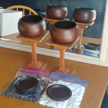 Load image into Gallery viewer, Size 22 Go Stones and Go Bowls Set - Slate & Shell - Size M Mulberry bowls - #C063