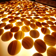 Load image into Gallery viewer, Size 20 Go Stones and Go Bowls Set - Large - Oak? Mulberry? - Lacquer - Slate & Shell - #C065