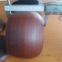 Load image into Gallery viewer, Size 20 Go Stones and Go Bowls Set - Large - Oak? Mulberry? - Lacquer - Slate & Shell - #C065