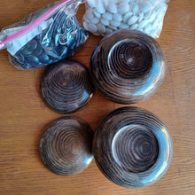 Load image into Gallery viewer, Size 33 Go Stones and Go Bowls Set - XL Chestnut - Resin / Glass - #C077