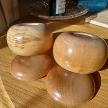 Load image into Gallery viewer, Golden Glow Go Bowls - XL - Island Mulberry / Tiger Maple - #C091