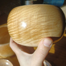 Load image into Gallery viewer, Golden Glow Go Bowls - XL - Island Mulberry / Tiger Maple - #C091