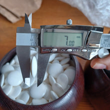 Load image into Gallery viewer, Size 25 Slate and Shell set - Mulberry Go Bowls - L - Snow - #C096