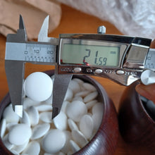 Load image into Gallery viewer, Size 25 Slate and Shell set - Mulberry Go Bowls - L - Snow - #C096